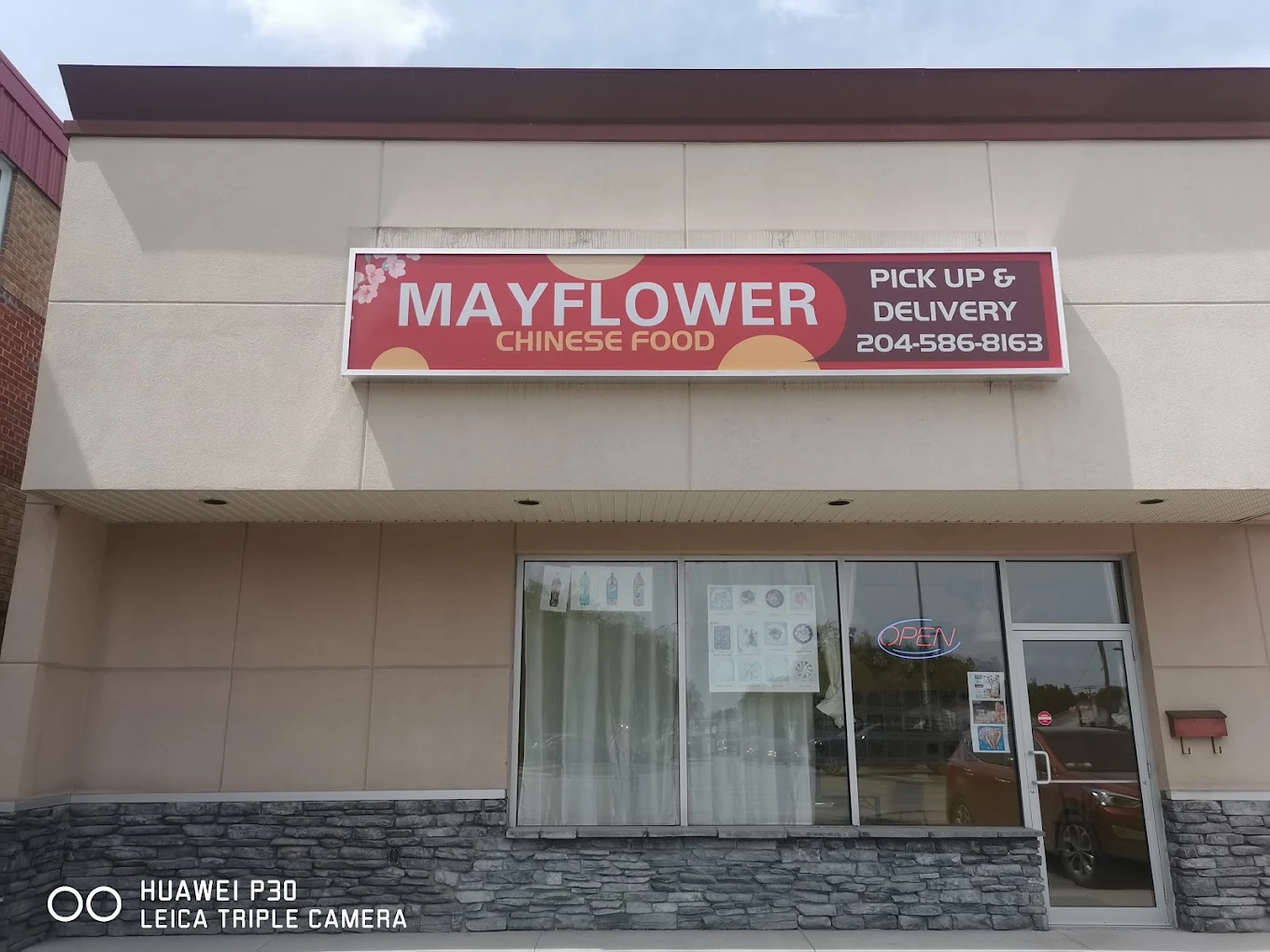 Sweet and sour pork from Mayflower Chinese Food Delivery Service in Winnipeg